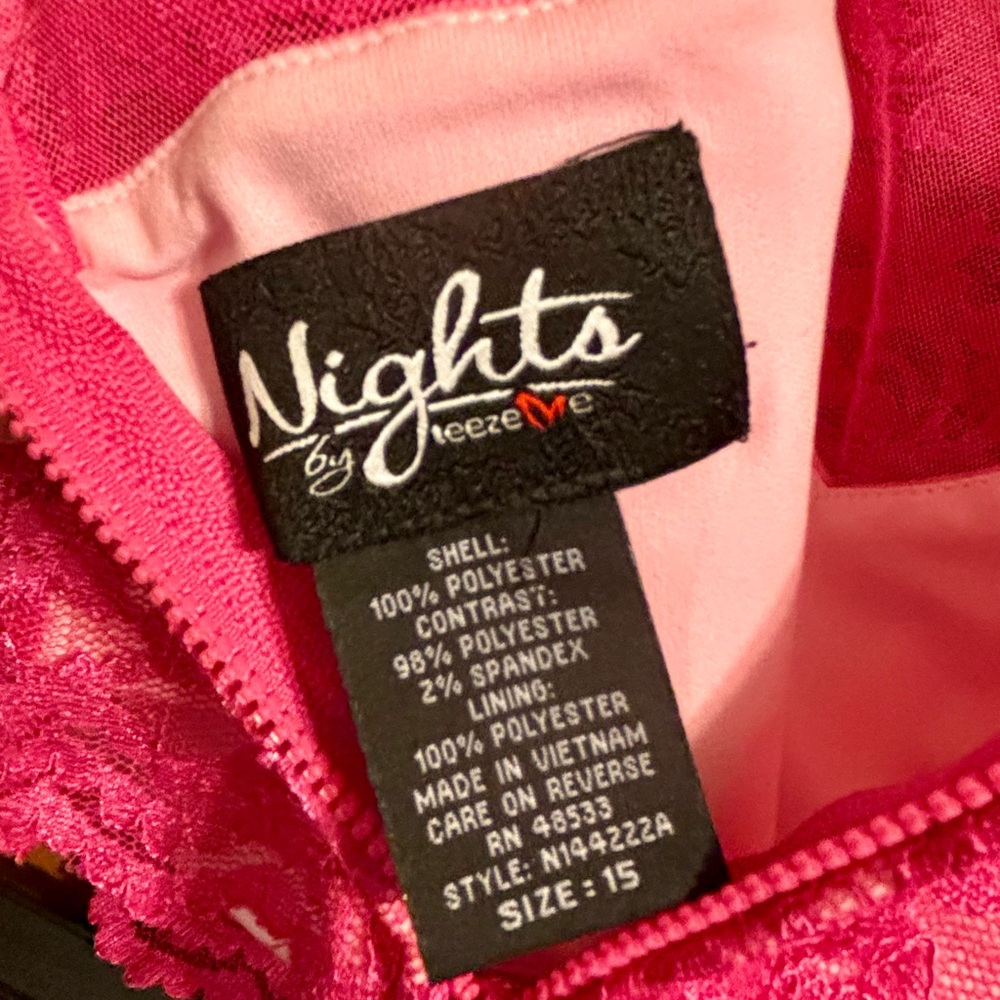 $20 Nights By Teeze 2 piece Hot Pink Crop Top & Floral Skirt
